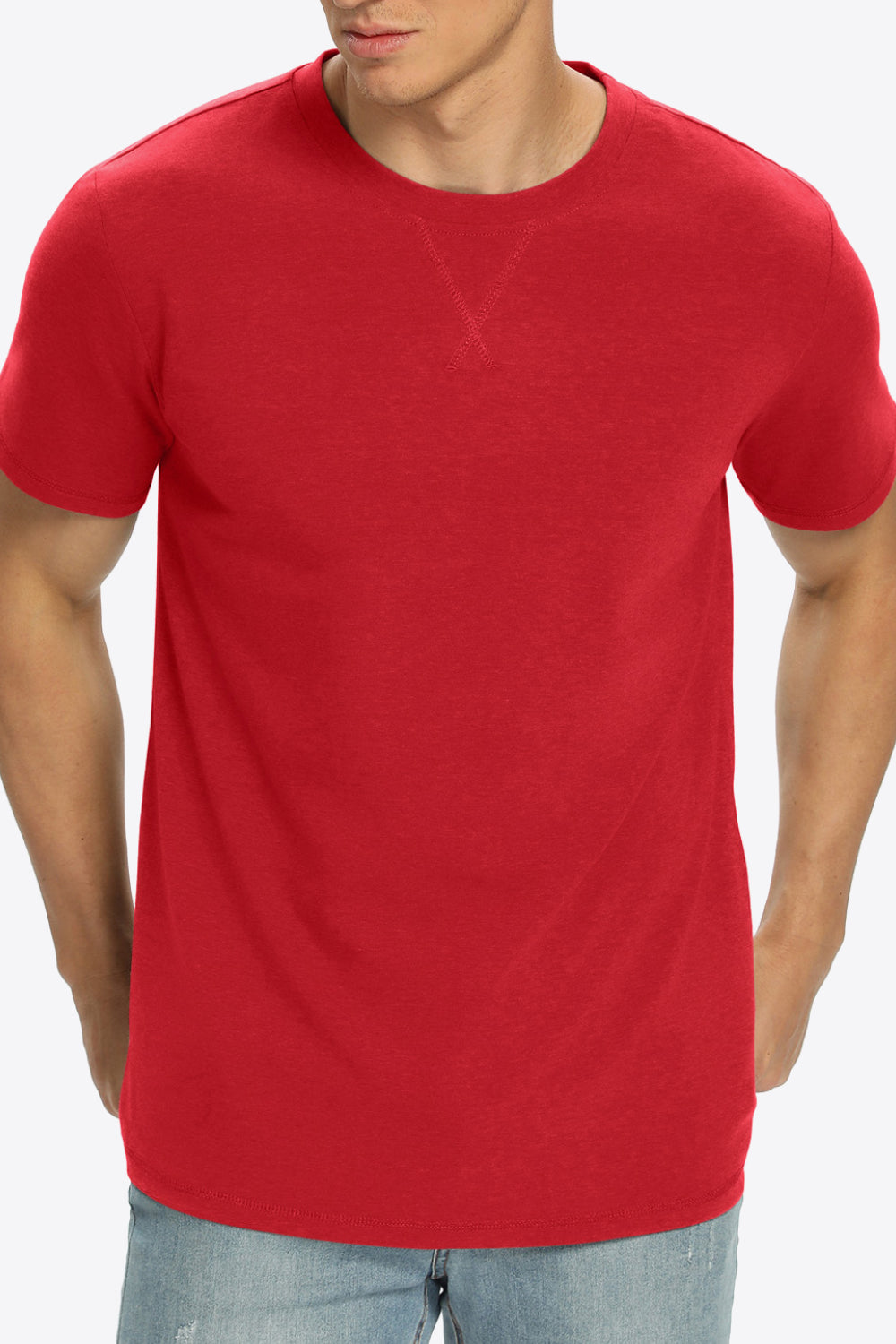 Round Neck Short Sleeve Tee