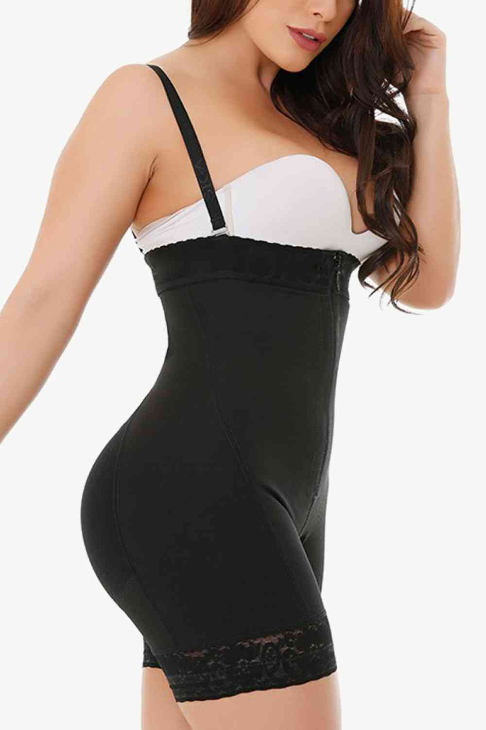 Full Size Zip Up Under-Bust Shaping Bodysuit – product image 3