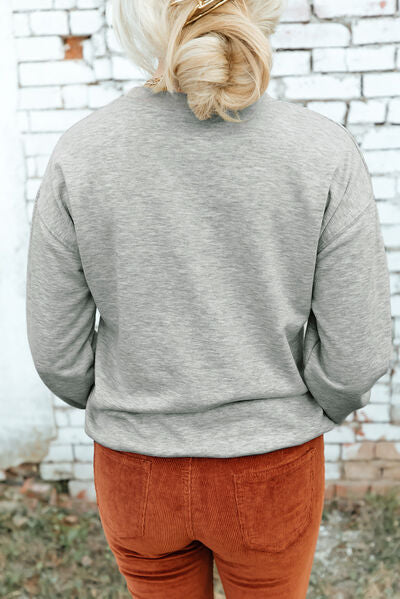Round Neck Dropped Shoulder Sweatshirt – product image 11
