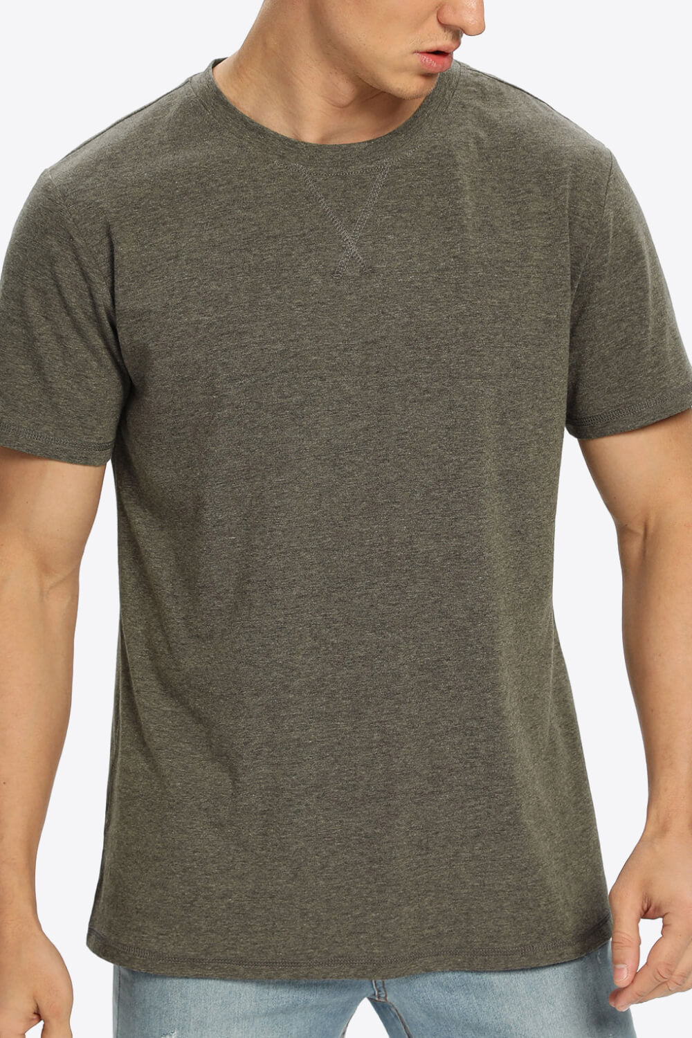 Round Neck Short Sleeve Tee