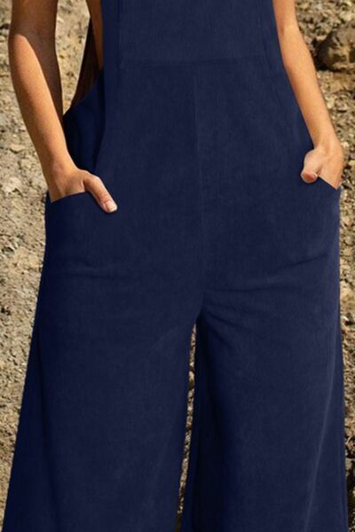 Pocketed Wide Leg Overall – product image 27