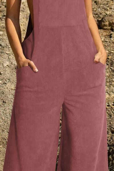 Pocketed Wide Leg Overall – product image 24