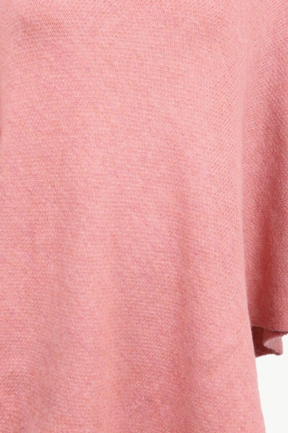 Turtleneck Buttoned Poncho – product image 7