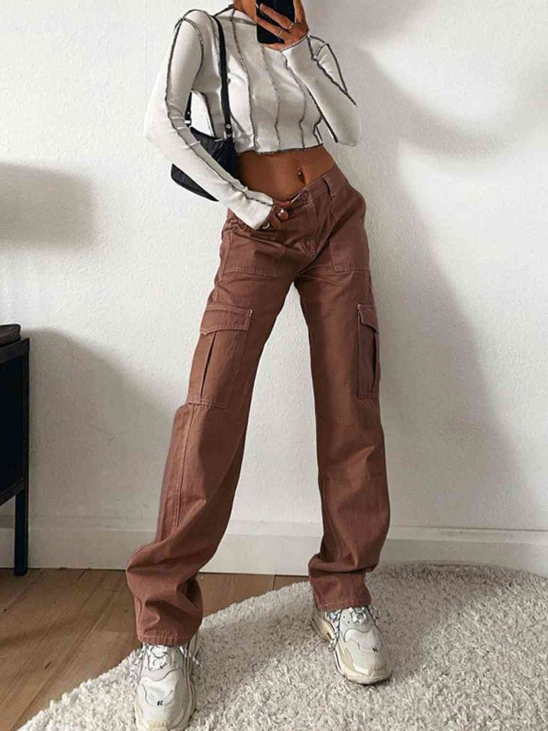 Straight Jeans with Pockets – product image 4