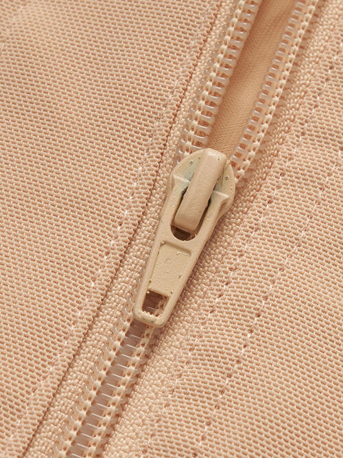 Full Size Side Zip Up Wide Strap Shapewear – product image 11