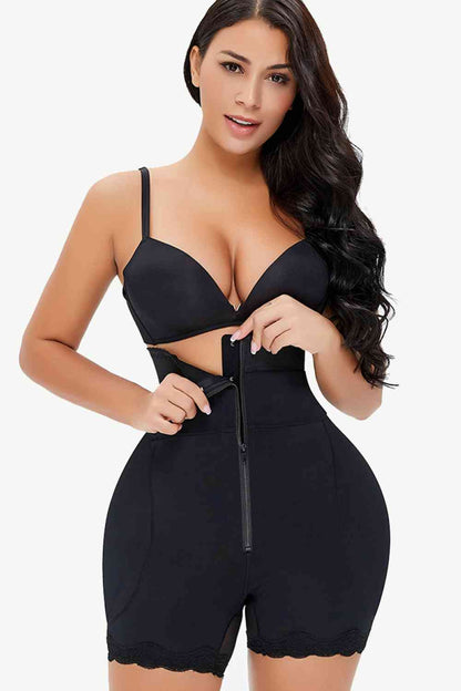Full Size Spaghetti Strap Lace Trim Shaping Bodysuit – product image 3