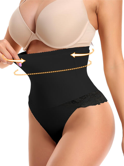 Full Size Lace Detail Shaping Shorts – product image 3