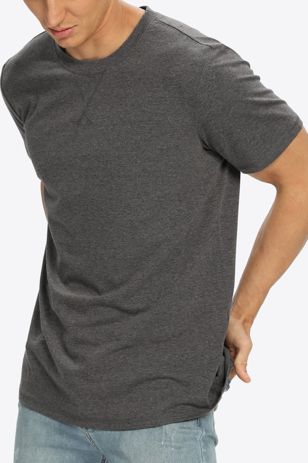 Round Neck Short Sleeve Tee