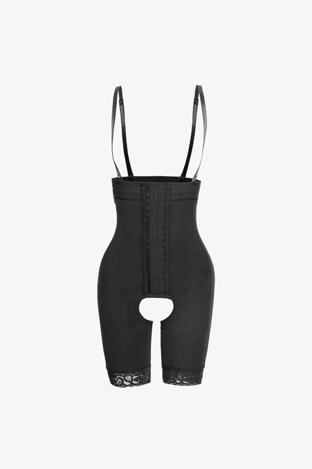 Full Size Hook-and-Eye Lace Trim Shaping Bodysuit – product image 4