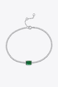 1 Carat Lab-Grown Emerald Bracelet