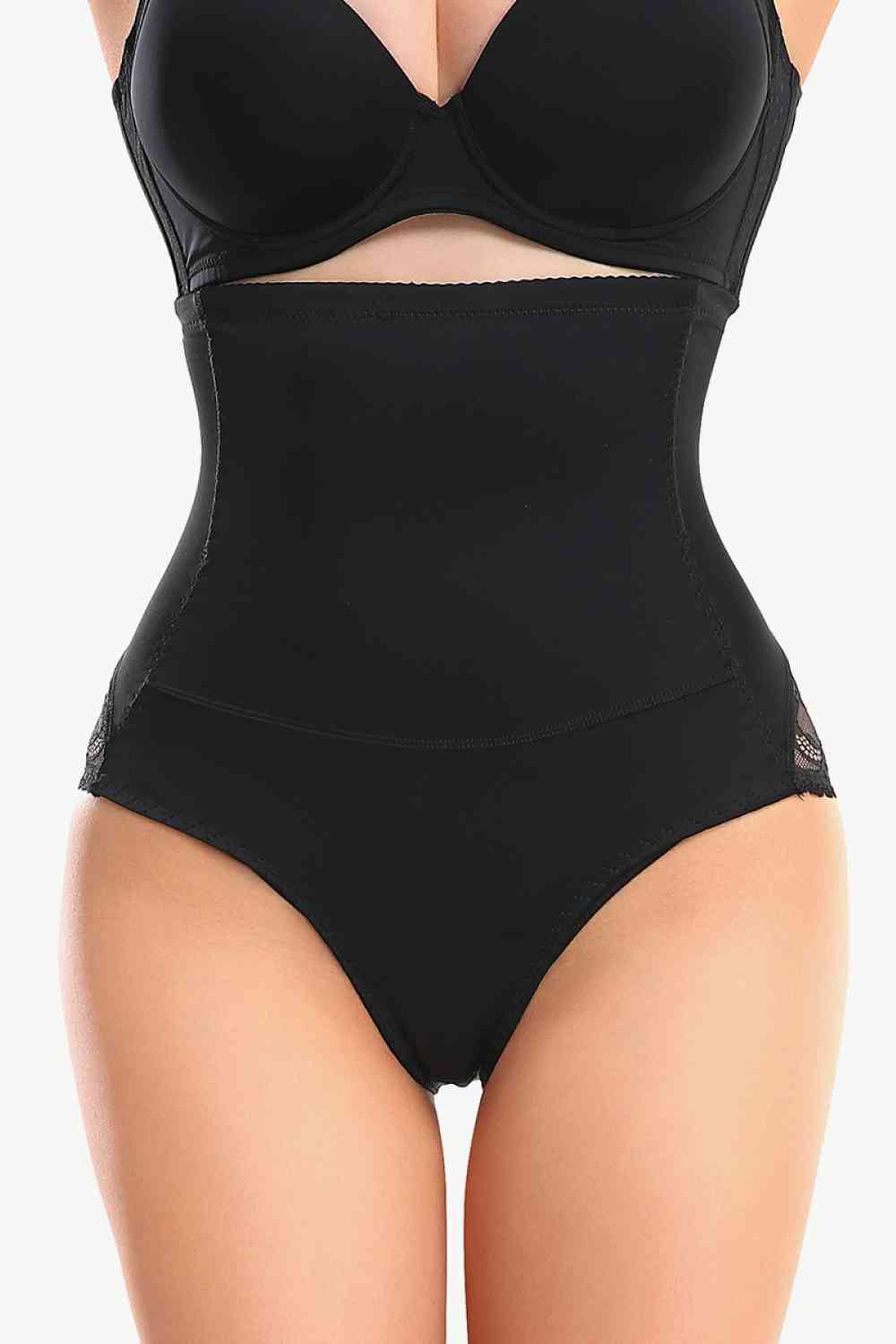 Full Size Spliced Lace Pull-On Shaping Shorts – product image 3